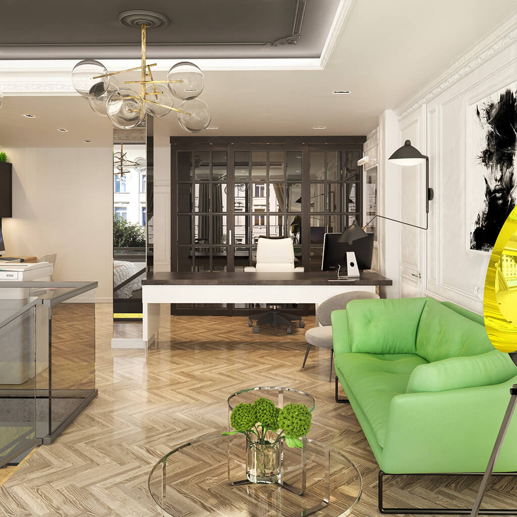 Офис интерьерной студии «Выбор-дизайн»