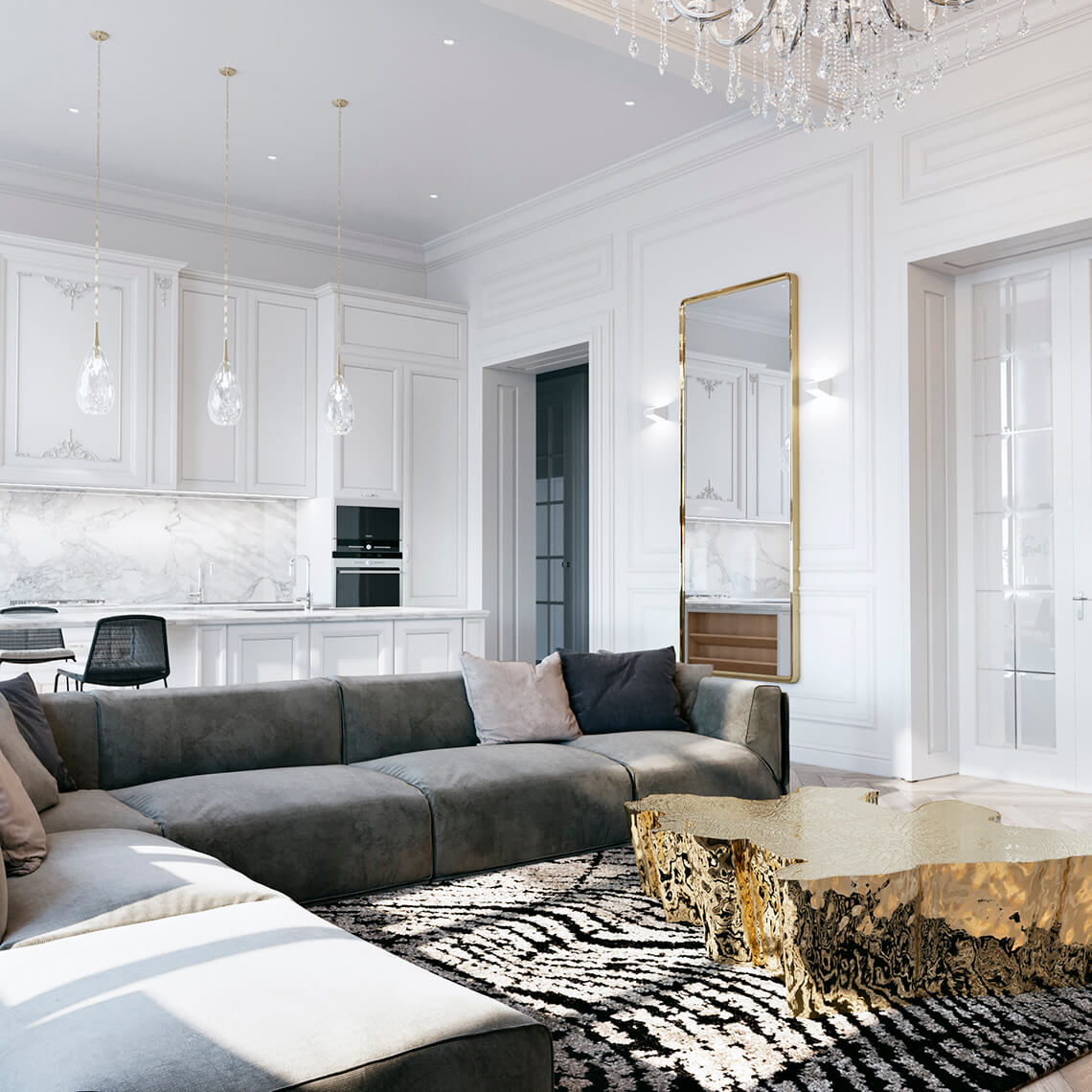 Апартаменты в неоклассике