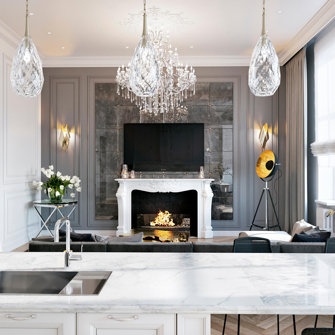 Апартаменты в неоклассике