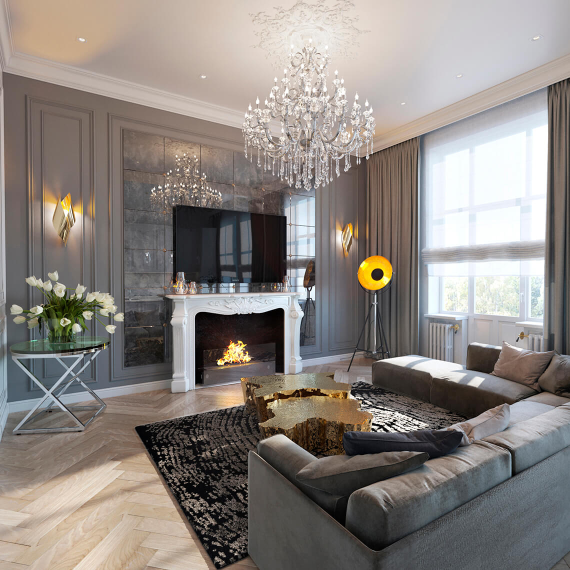 Апартаменты в неоклассике