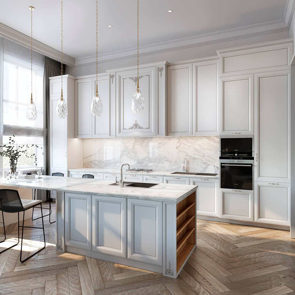 Апартаменты в неоклассике