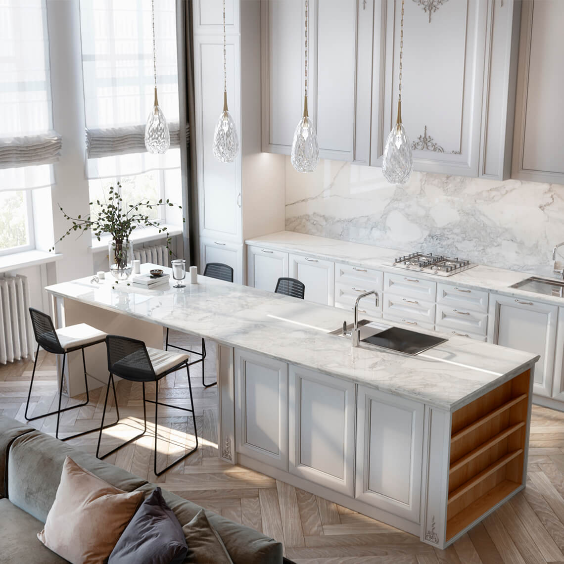 Апартаменты в неоклассике